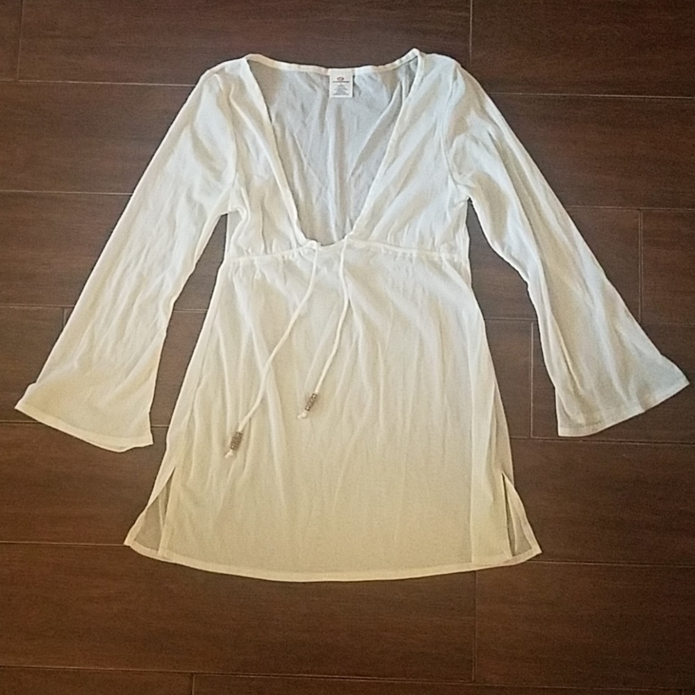 White Swim Coverup Top